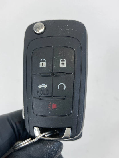 10-16 BUICK LACROSSE IGNITION POWER START PUSH CONTROL SWITCH W KEY 20911637 OEM