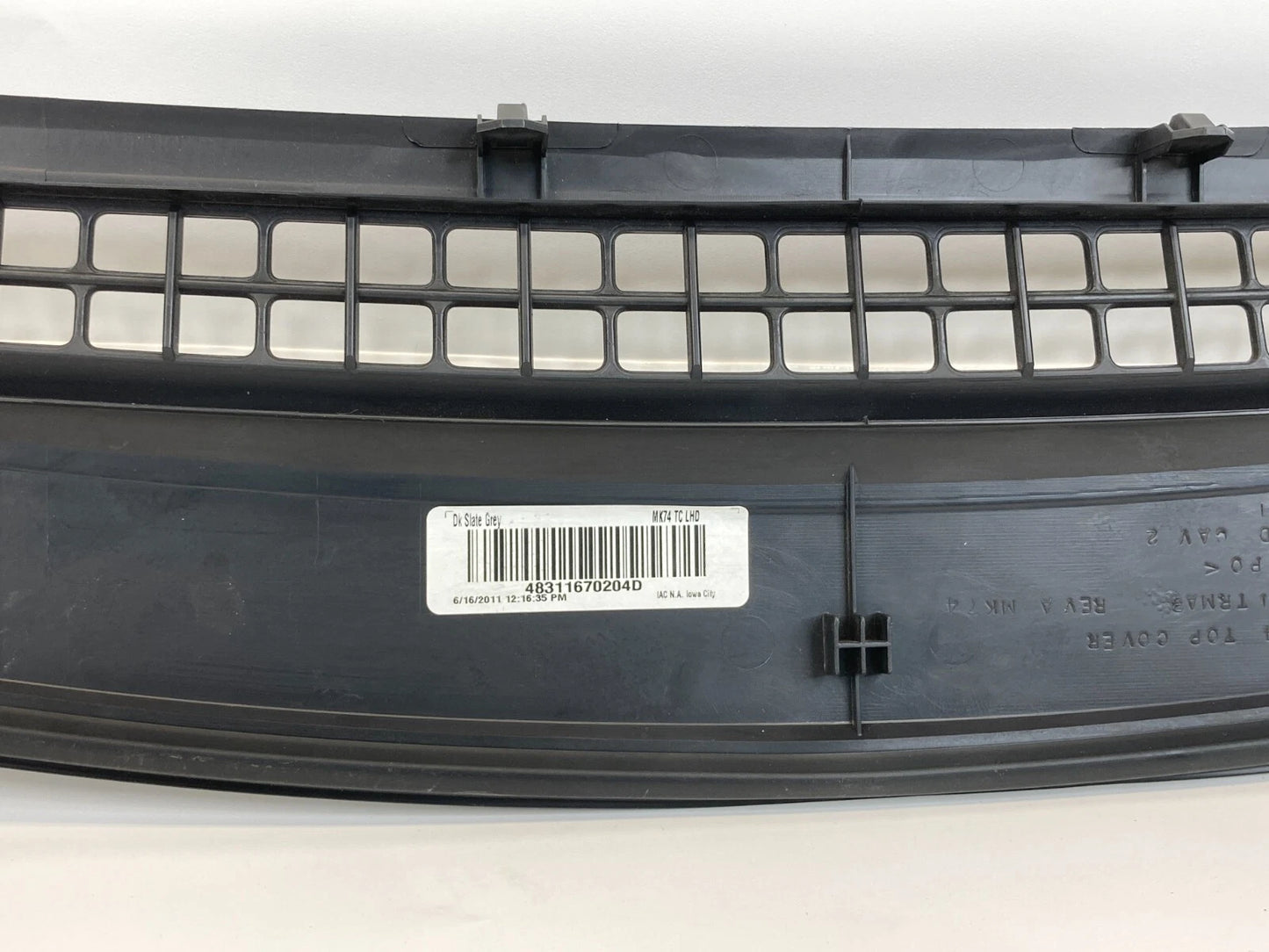 2007-2017 JEEP PATRIOT FRONT UPPER DASH DEFROST COVER TRIM PANEL 1HM51TRMAB OEM