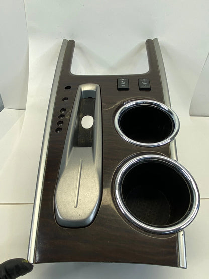 2013-2016 NISSAN PATHFINDER CENTER CONSOLE SHIFTER BEZEL TRIM W/ CUP HOLDER OEM