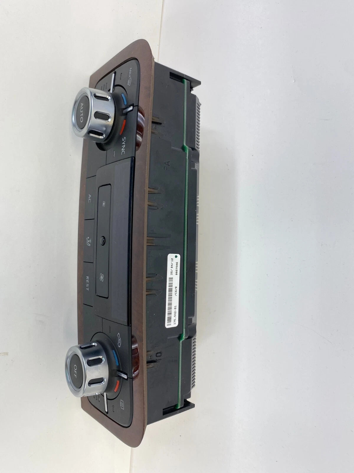 11-17 VW TOUAREG DASH AC HEATER TEMP CLIMATE CONTROL PANEL SWITCH 7P6907040BK