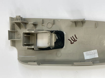 10-14 SUBARU LEGACY REAR RIGHT SIDE WINDOW SWITCH BEZEL TRIM COVER 94263-AJ14A