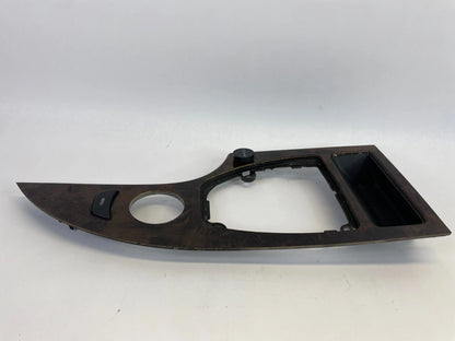 2008-2010 BMW E60 550i 08 535XI CENTER CONSOLE SHIFTER BEZEL W/O VOICE CONTROL
