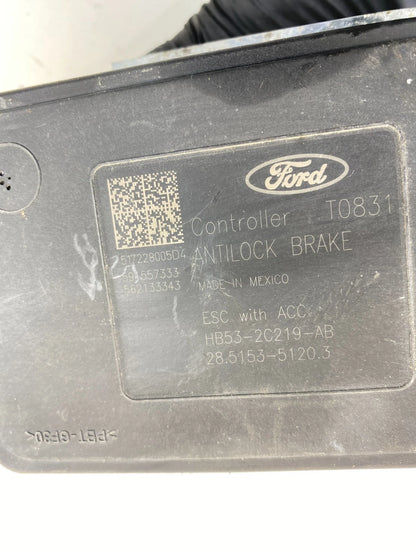 16-19 FORD EXPLORER 3.5L AT ABS PUMP ANTI LOCK BRAKE MODULE HB53-2C405-AC