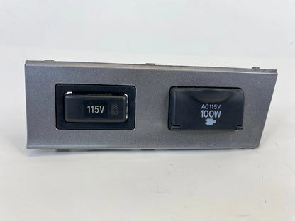 03 04 05 06 07 08 Pontiac Vibe Power Outlet 115V / 100W Plug Silver Trim OEM