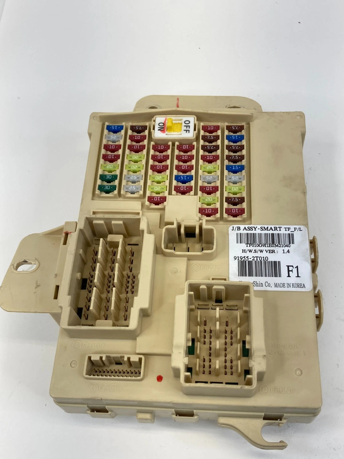 2013-2016 Kia Optima Interior Under Dash Fuse Relay Box 91955-2T010 OEM