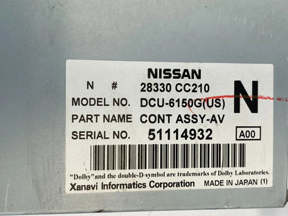2005-2007 Nissan Murano Dash Screen Display Control Module 28330-CC210