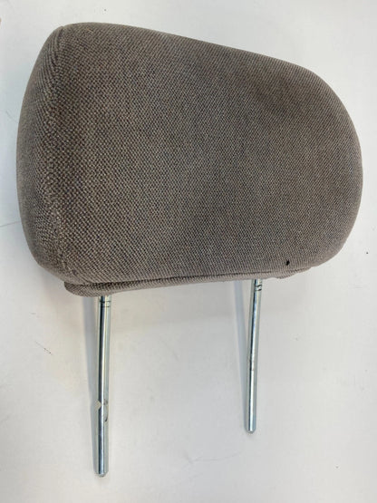 02-04 GMC ENVOY FRONT SEAT HEADRESTS CLOTH MEDIUM DARK PEWTER PAIR SET OF 2 OEM