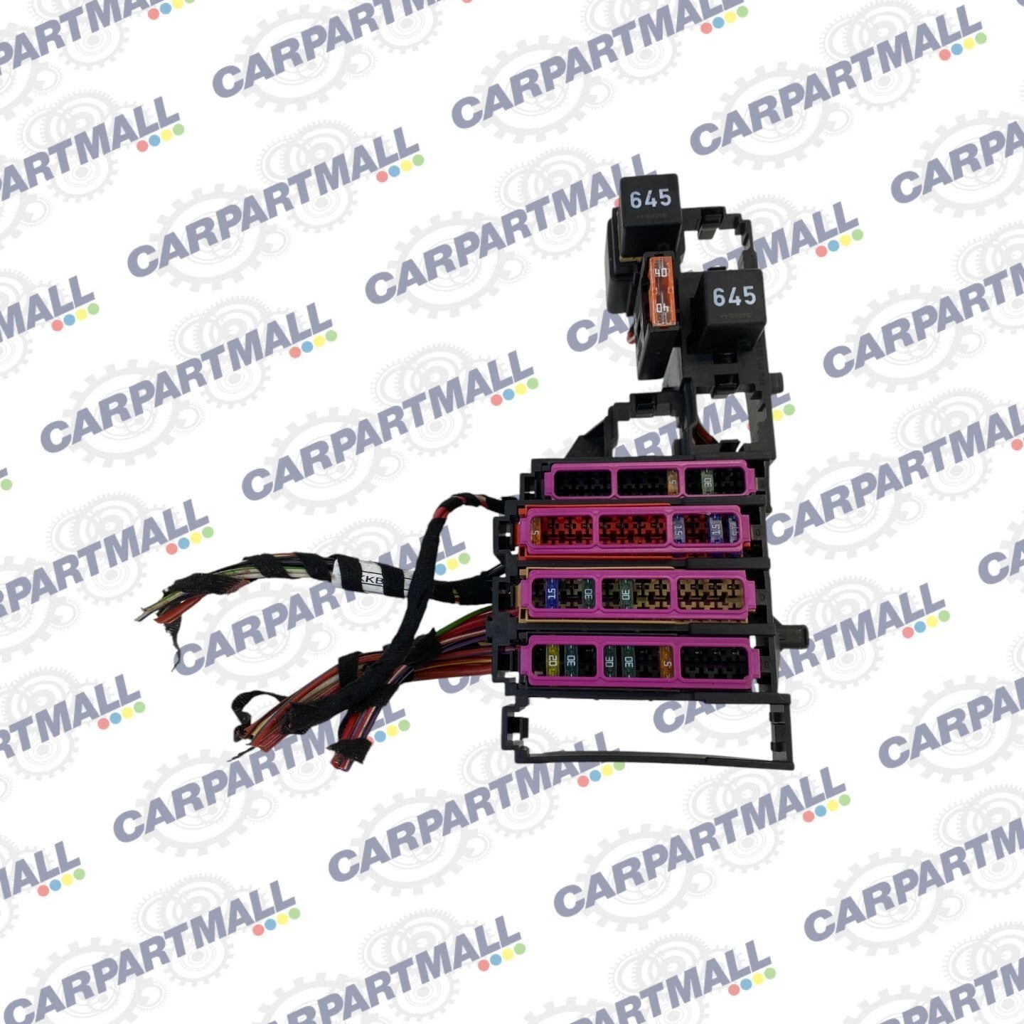 09-16 AUDI A4 QUATTRO 2.0L MT REAR TRUNK FUSE RELAY BOX POWER DISTRIBUTION OEM