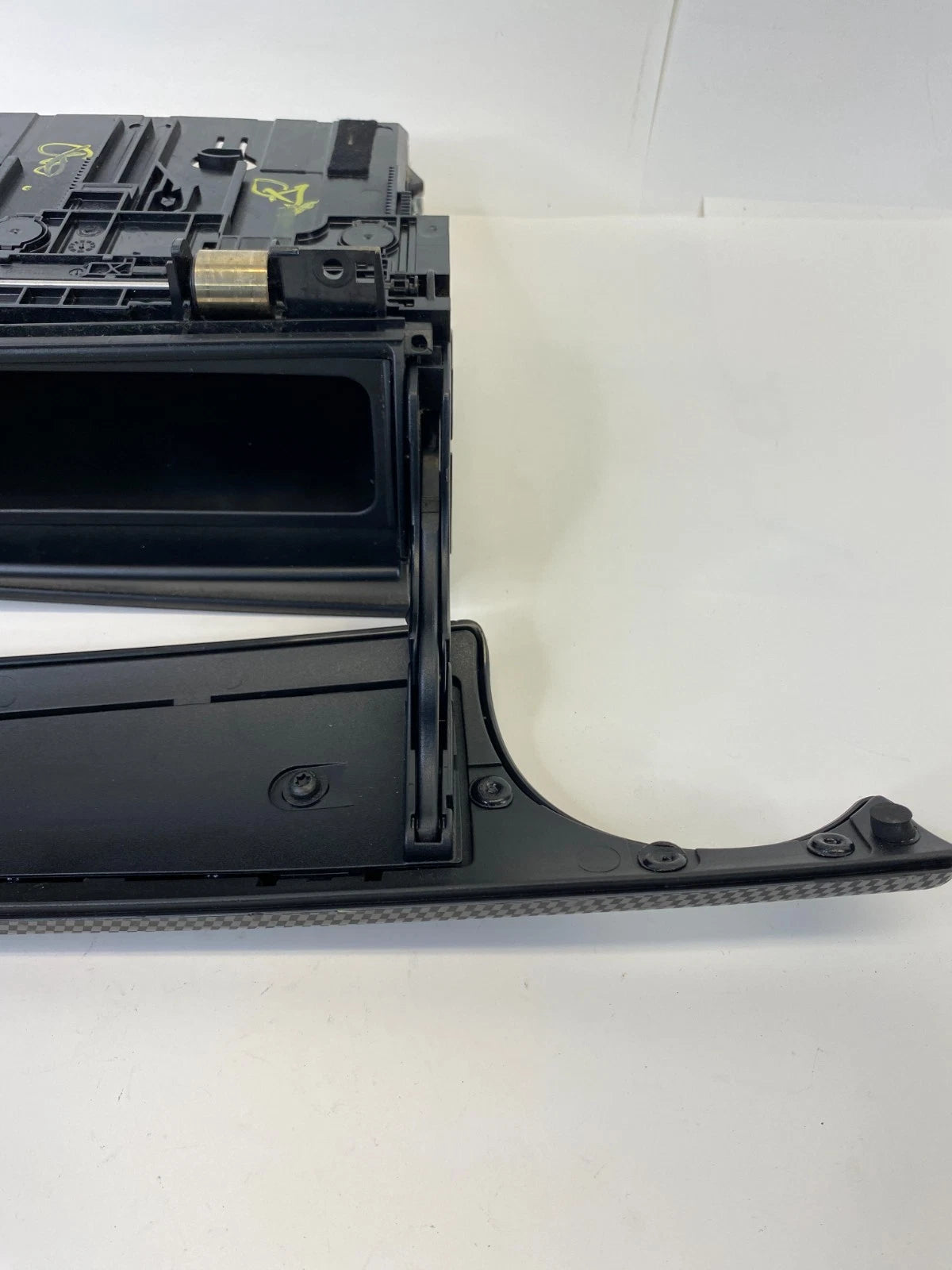 2007-2015 MINI COOPER S UPPER DASH GLOVE BOX CD CHANGER CARRIER OEM