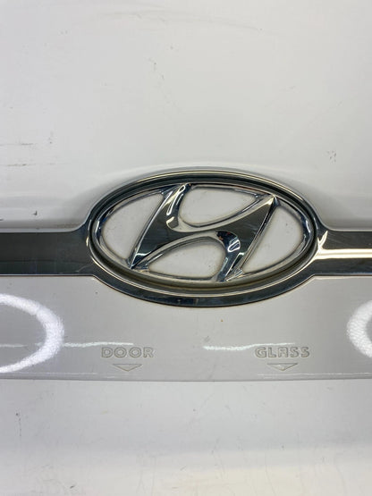 2005-2008 HYUNDAI TUCSON REAR LIFT GATE HATCH LICENSE PLATE TRIM MOLDING OEM