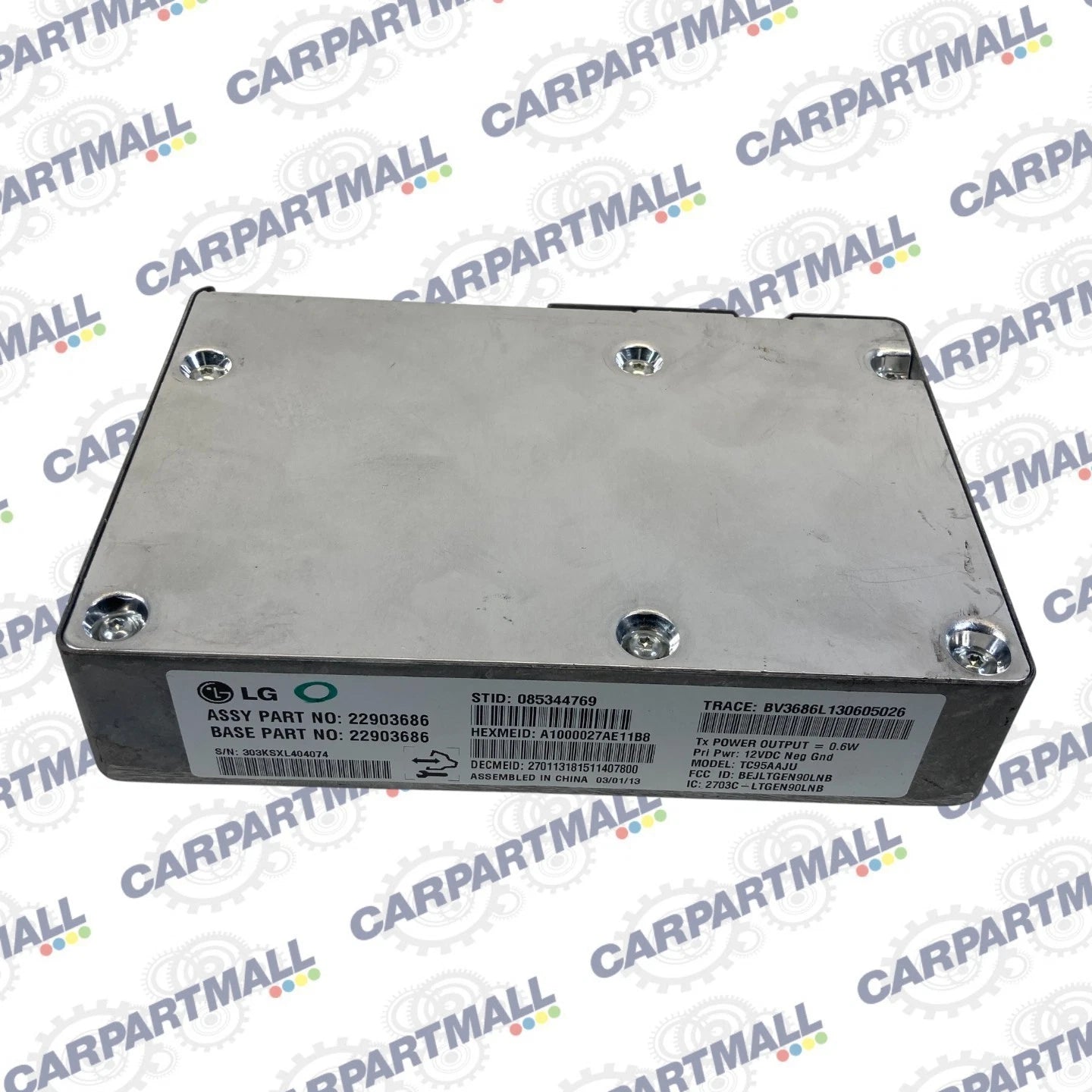 2013 BUICK LACROSSE TELEMATICS COMMUNICATION CONTROL MODULE ONSTAR 22903686 OEM