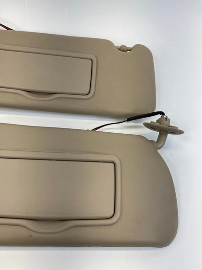 2004-2009 CADILLAC SRX FRONT LEFT RIGHT SUNVISORS PAIR SET ASSY UNIT OEM FACTORY