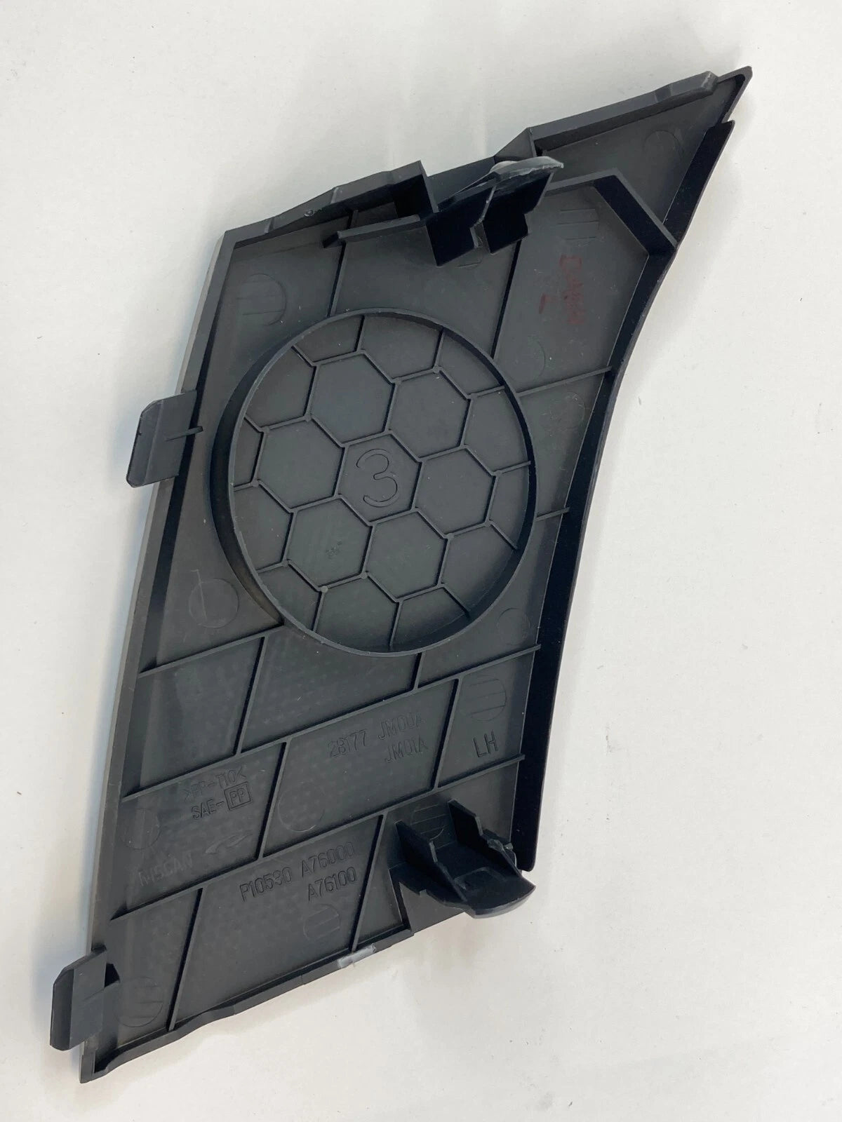 08-13 NISSAN ROGUE DASH LEFT DRIVER SIDE SPEAKER COVER GRILLE 28177-JM00A OEM