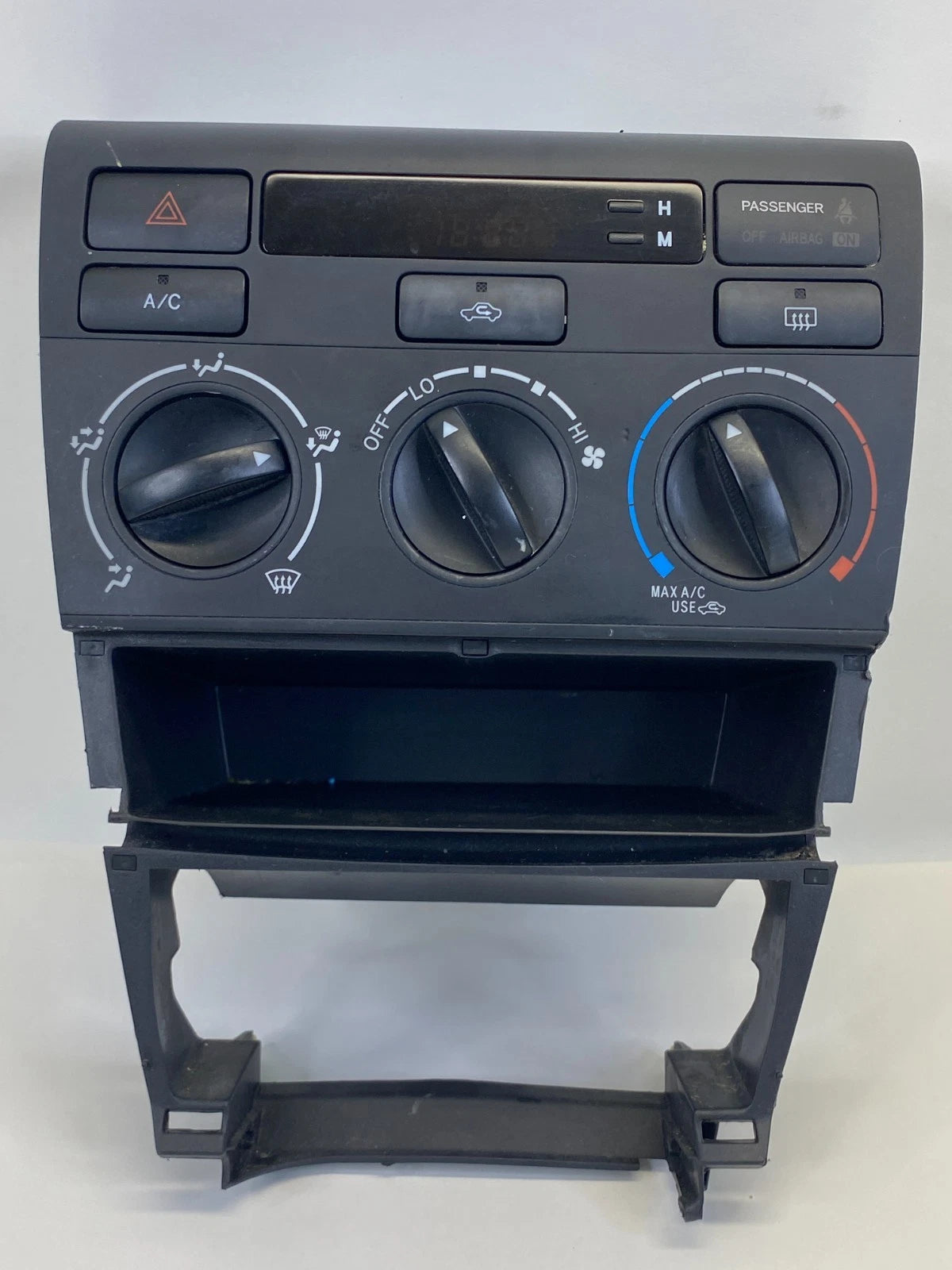 2003-2008 TOYOTA COROLLA HVAC CLIMATE TEMPERATURE CONTROL HEATER W/ TRIM BEZEL