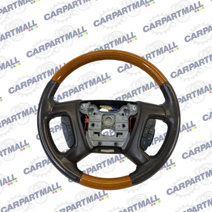2009 2010 2011 2012 BUICK ENCLAVE STEERING WHEEL W/ WOODGRAIN ASSEMBLY OEM