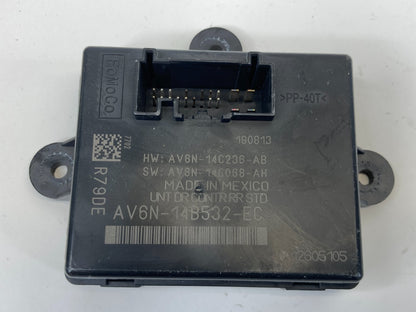 2013-2018 Ford C-MAX Energi Rear Left Back Side Door Control Module AV6N14C068AH