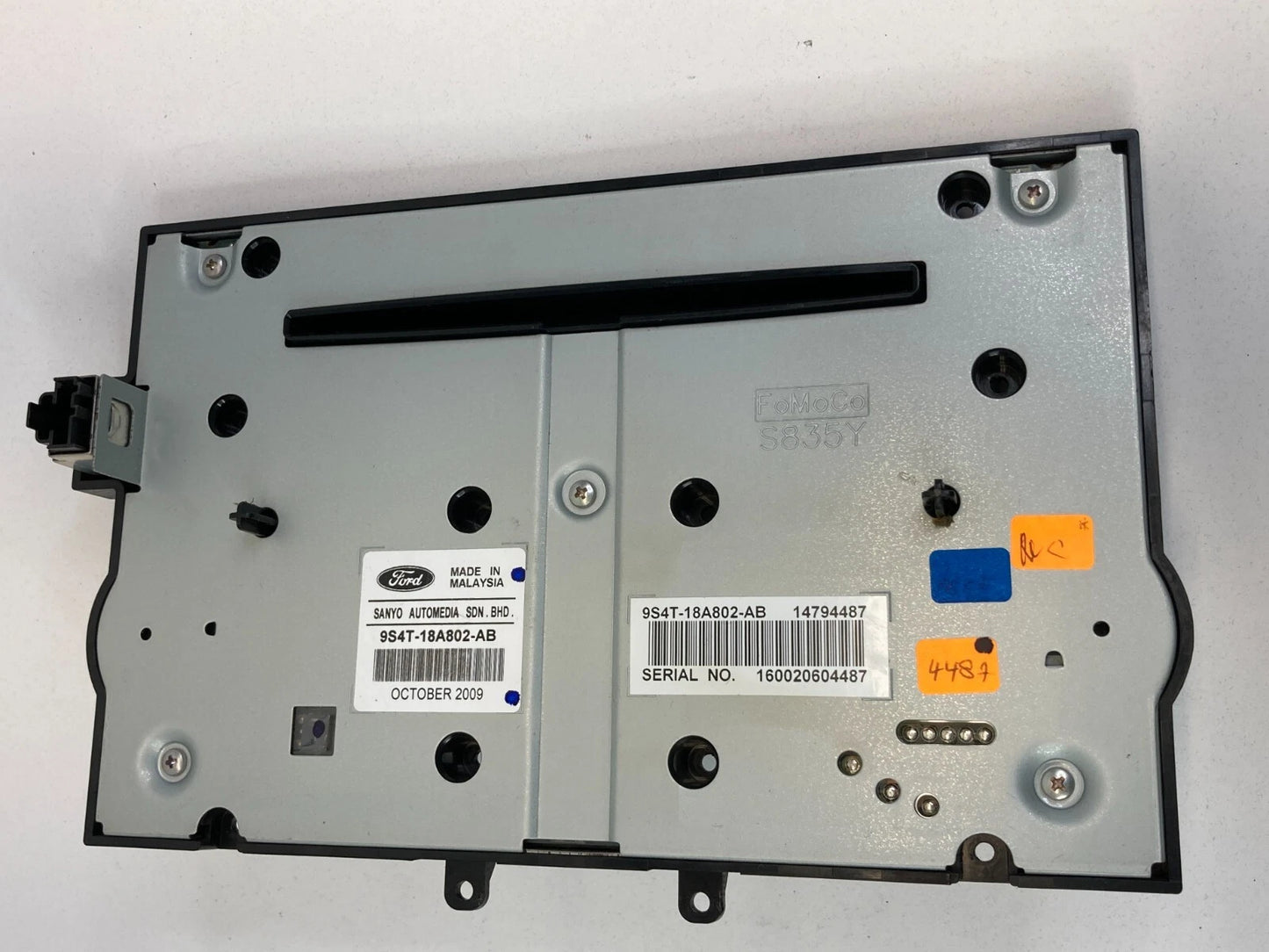 2009 2010 2011 Ford Focus AM FM Radio Control Panel Face Plate 9S4T-18A802-AB