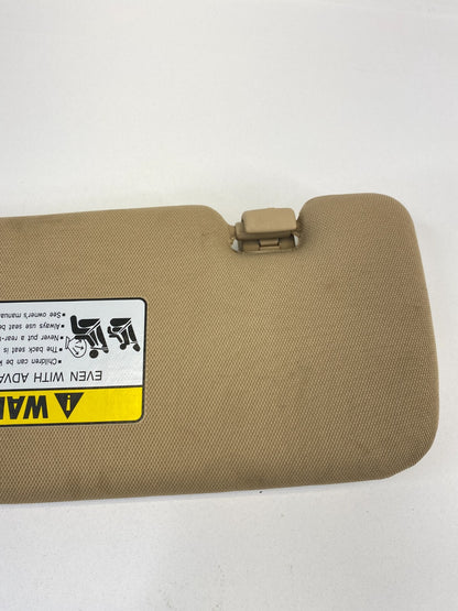 2012-2014 Hyundai Sonata w Sunroof Right Passenger Side Sunvisor Sun Visor