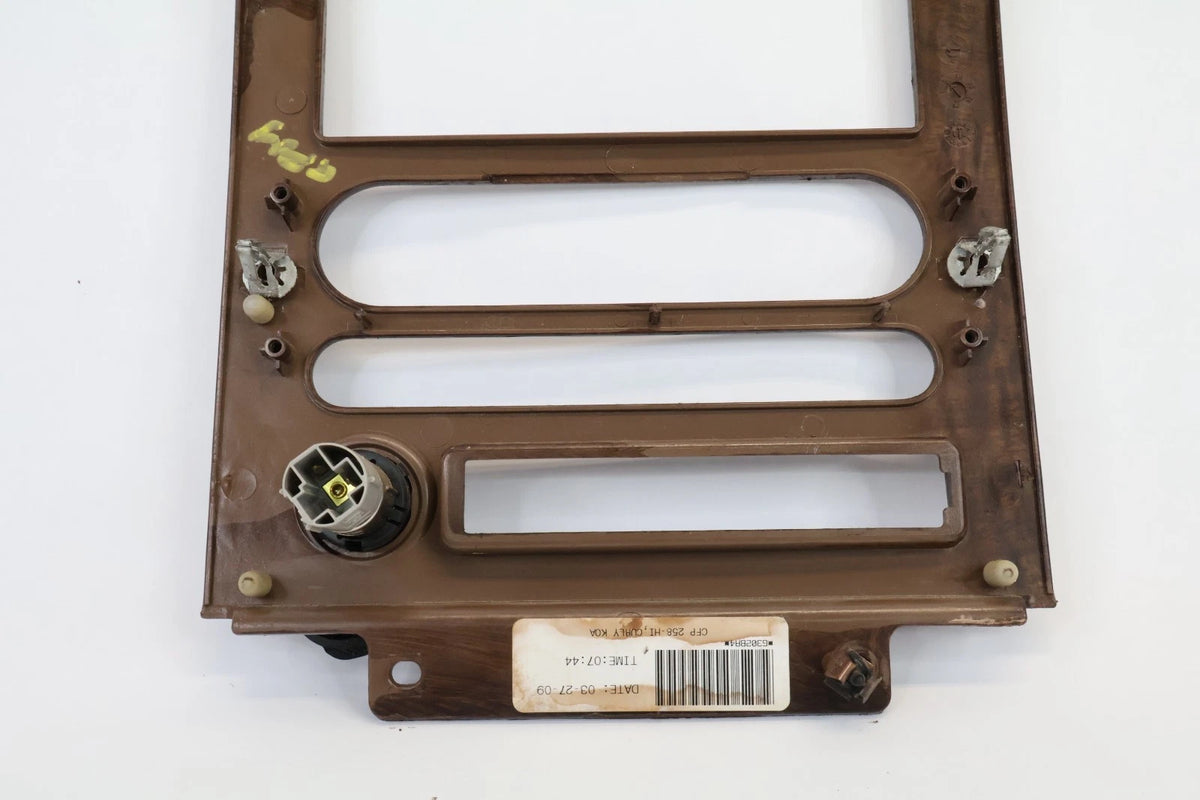 2008 2009 FORD TAURUS MERCURY SABLE CENTER DASH RADIO AC BEZEL WOODGRAIN KOA OEM
