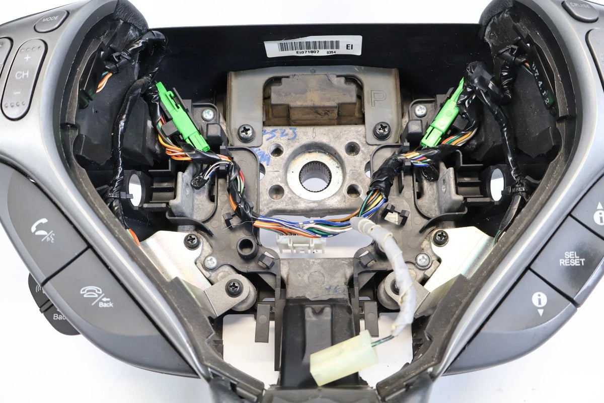 2007 2008 ACURA TL TYPE S STEERING WHEEL W/ PADDLE SHIFTERS BLACK LEATHER OEM