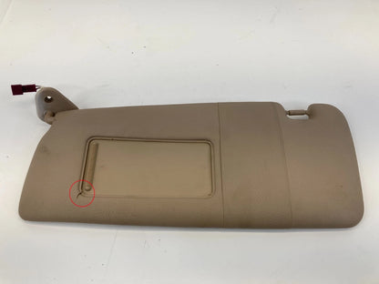 99 00 BMW 323I 01-05 325I LEFT DRIVER SIDE SUNVISOR SUN VISOR SHADE W/ MIRROR