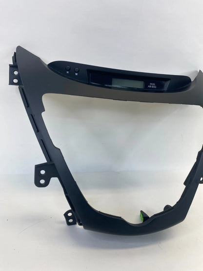 2011-2013 HYUNDAI ELANTRA DASH CLOCK DIGITAL W/ RADIO BEZEL TRIM 94510-3X000 OEM