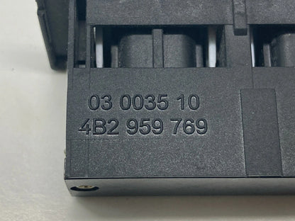 02-04 AUDI A6 A6 QUATTRO FRONT RIGHT SEAT MEMORY SWITCH BUTTON 4B2-959-769 OEM
