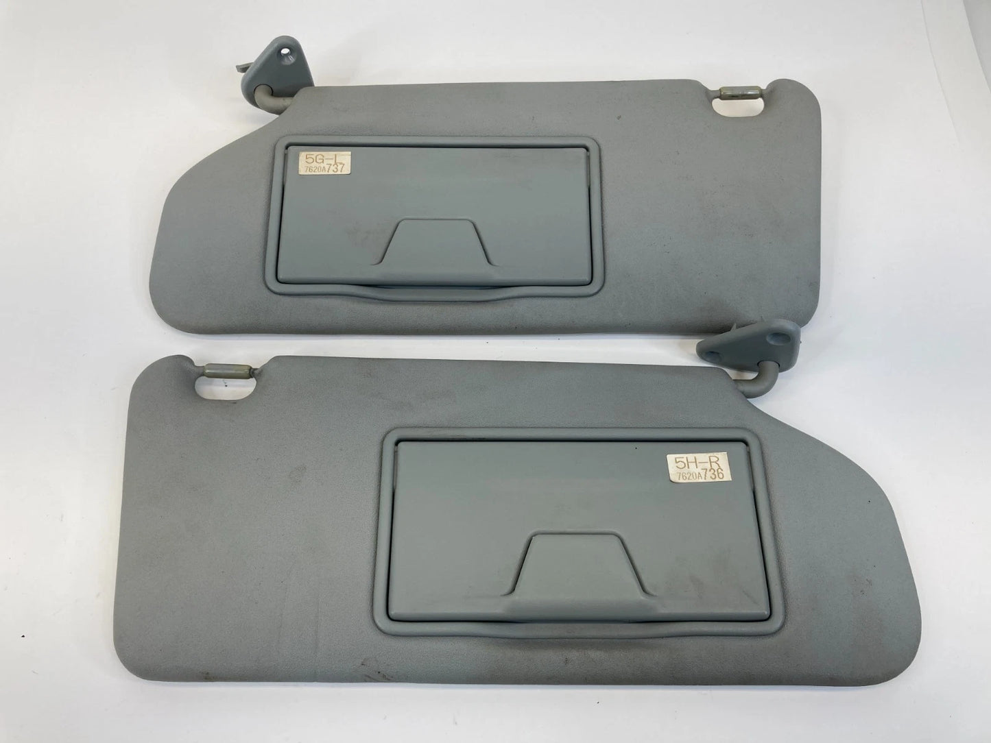 2011 2012 Outlander Sport Driver & Passenger Sunvisor Sun Visor Pair SET OEM