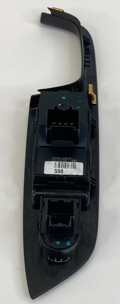 2010-2017 GMC Terrain Front Left Door Master Window Switch w/Bezel 20917598 OEM