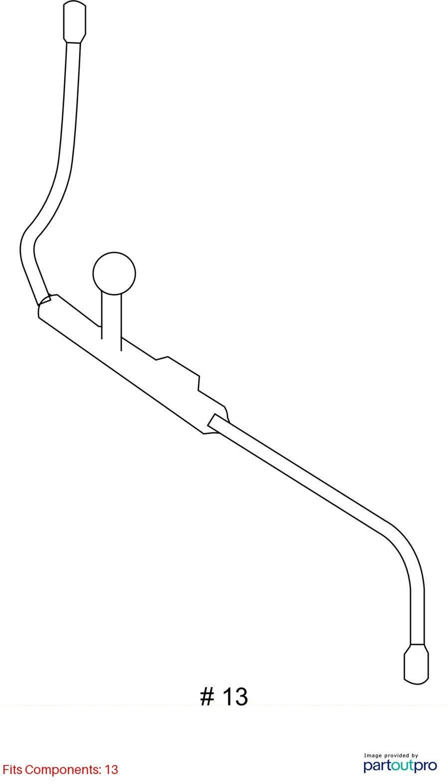 2008-2010 SATURN VUE FRONT LEFT SIDE DOOR HARNESS WIRING WIRE CABLE 25947889