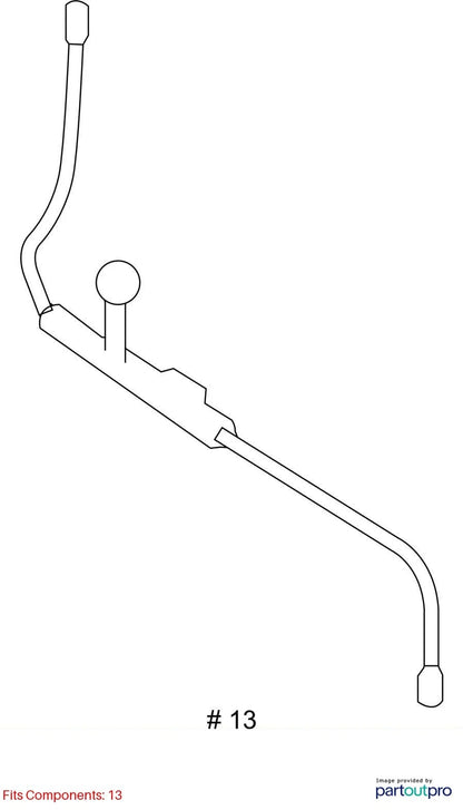 2008-2010 SATURN VUE FRONT LEFT SIDE DOOR HARNESS WIRING WIRE CABLE 25947889