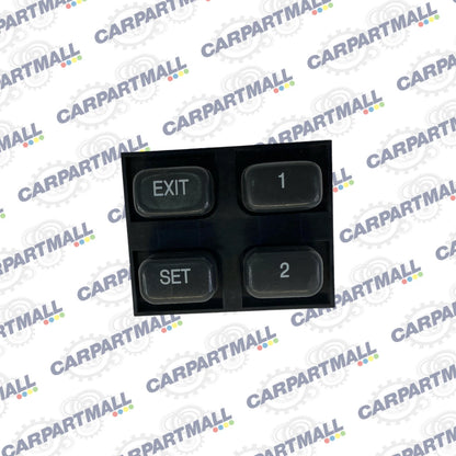 2000-2005 CADILLAC DEVILLE FRONT LEFT DOOR SEAT MEMORY CONTROL SWITCH ASSEMBLY