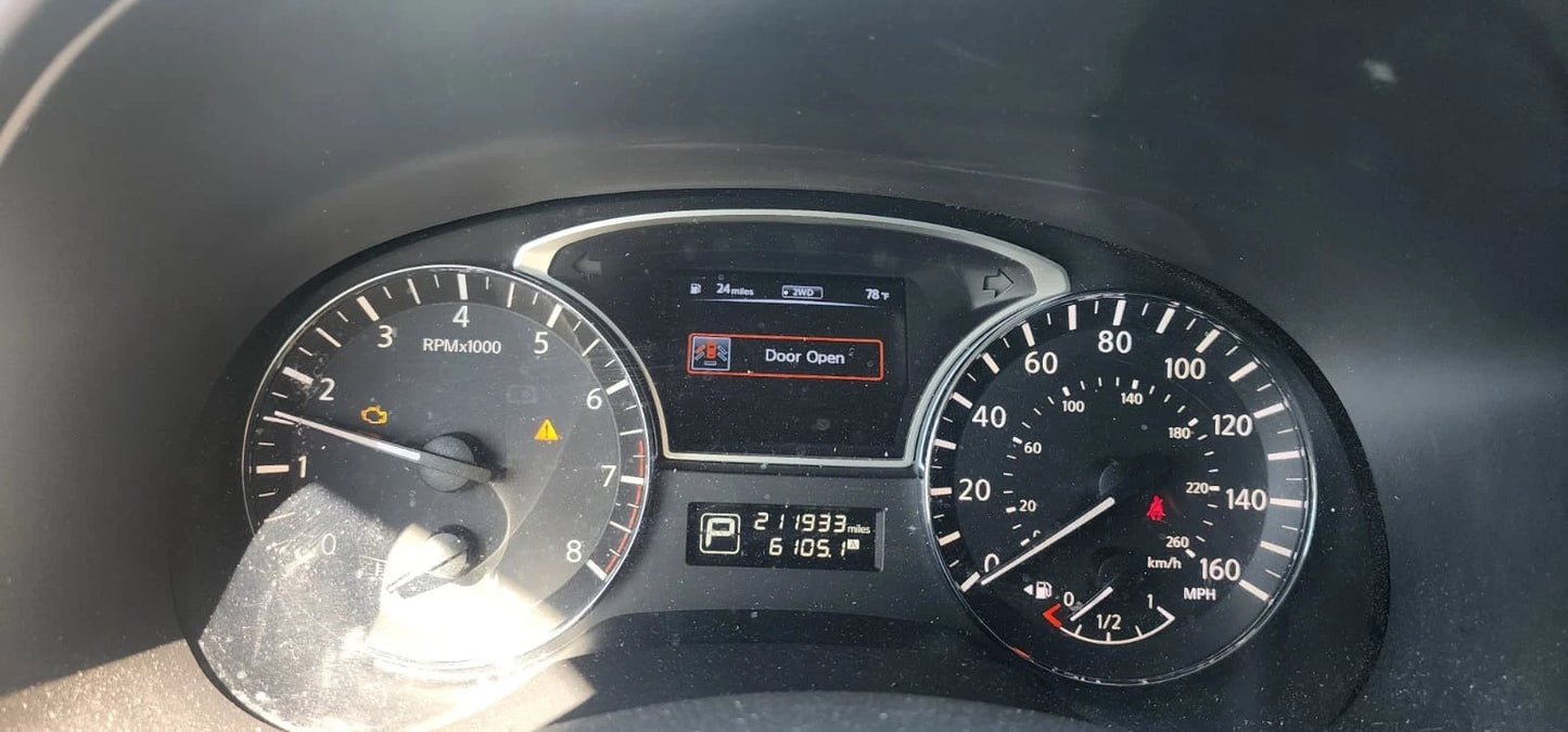 2014 NISSAN PATHFINDER DASH INSTRUMENT CLUSTER SPEEDOMETER GAUGES 211K MILES OEM
