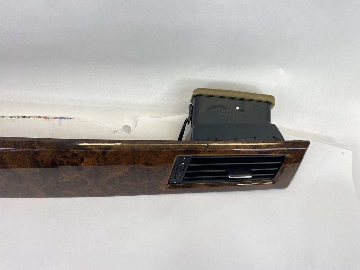 2008 BMW 535XI 528XI CENTER DASHBOARD WOOD TRIM VENT PANEL OEM 64226910732