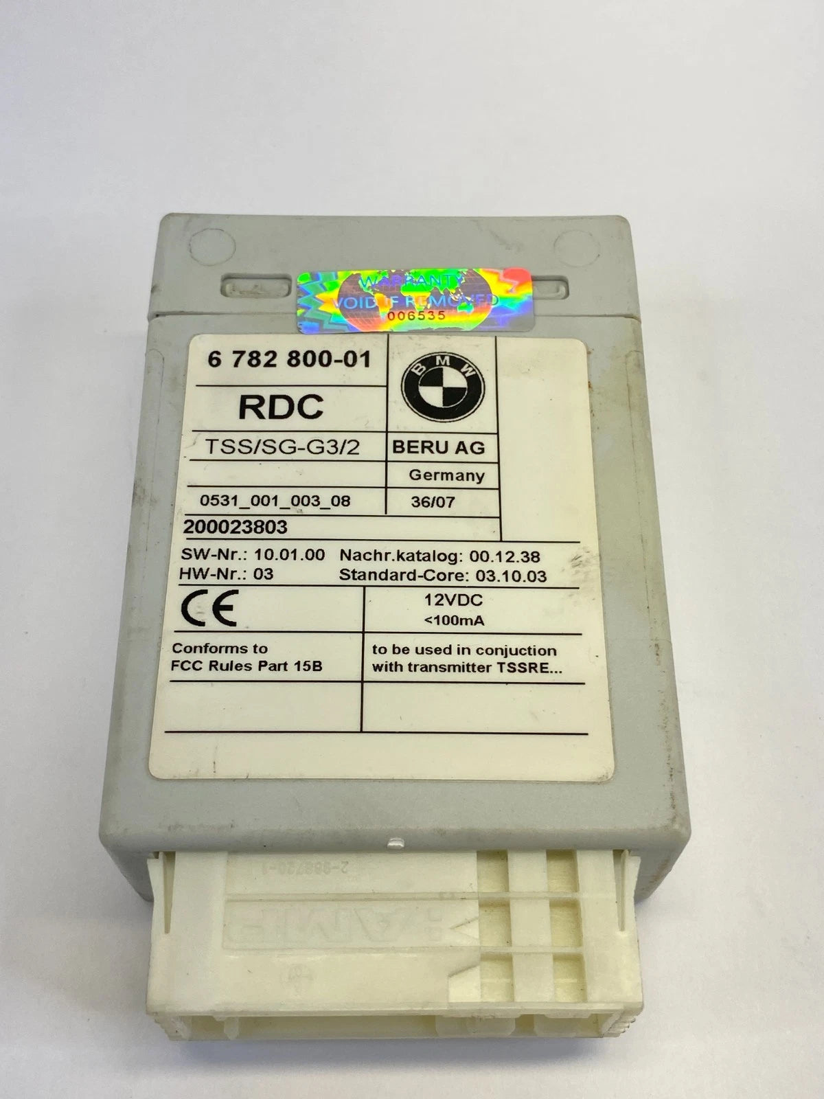 2008-2010 BMW E60 535XI TPMS RDC TIRE PRESSURE CONTROL MODULE OEM 678280001