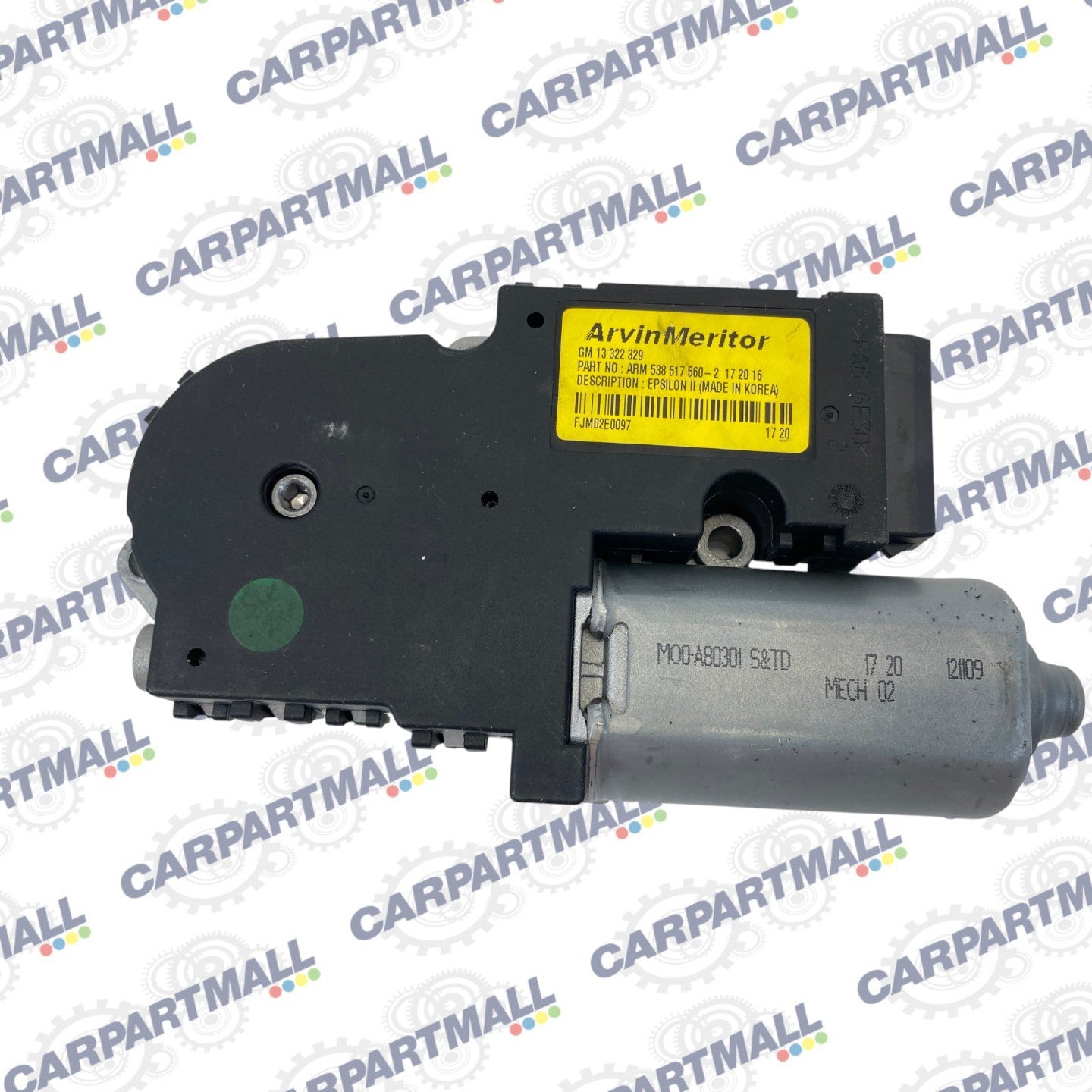 2011 Buick Regal 2014-2016 Buick LaCrosse Sunroof Sun Roof Motor 13322329 OEM