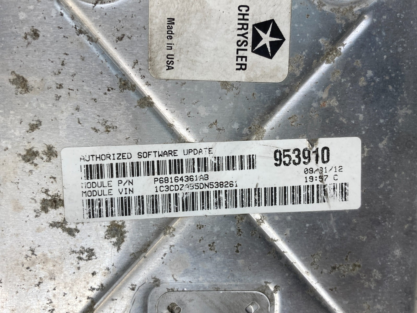 2013 Dodge Avenger 2.4L L4 AT Engine Control Module Unit ECU PCM P05150761AB OEM