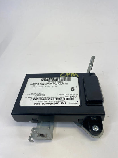 2008-2012 HONDA ACCORD COMMUNICATION BLUETOOTH MODULE 39770-TA0-A020-M1 OEM