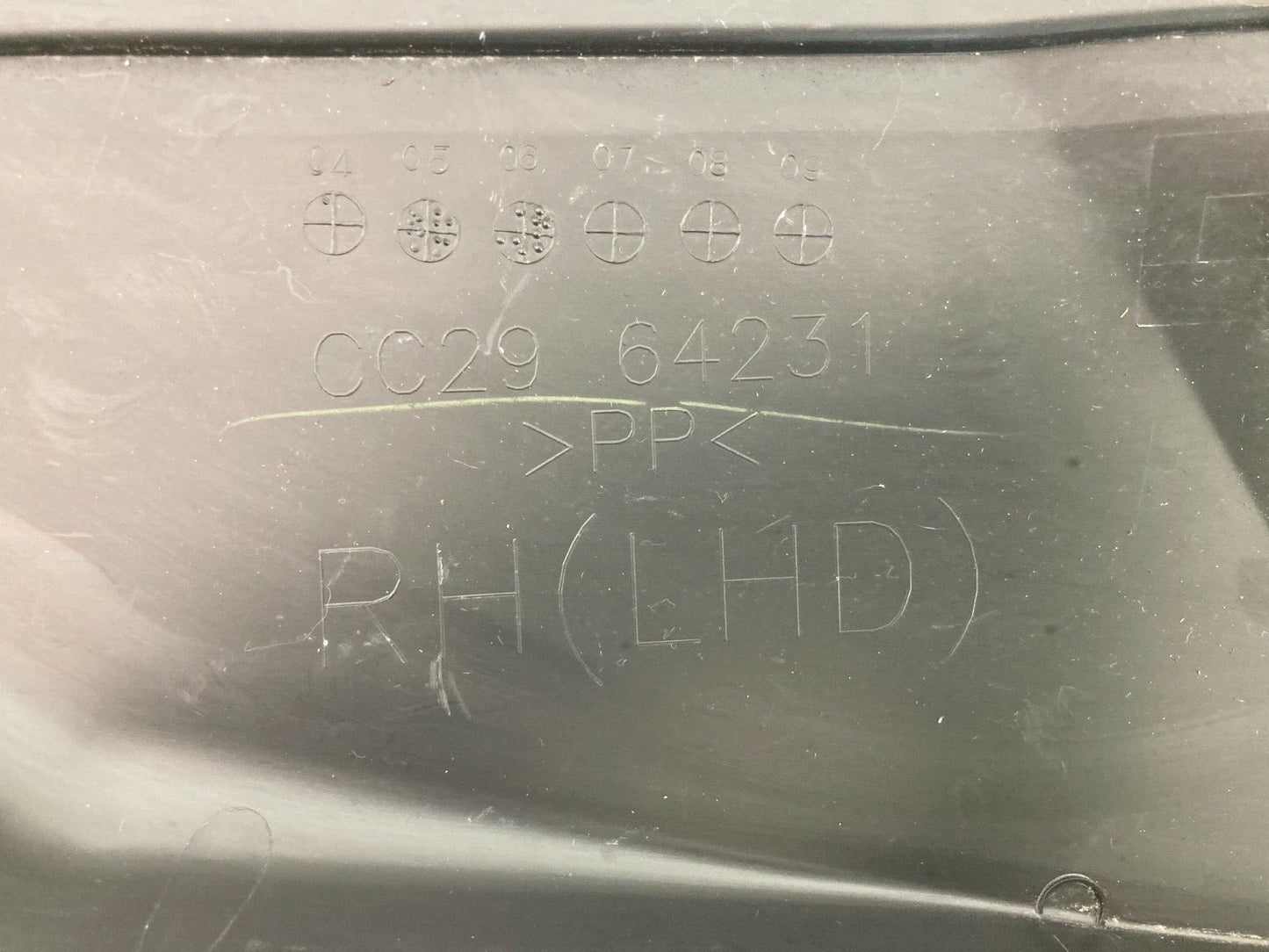 06-10 Mazda 5 12-15 5 Center Console Right Side Cover Interior Trim CC2964231