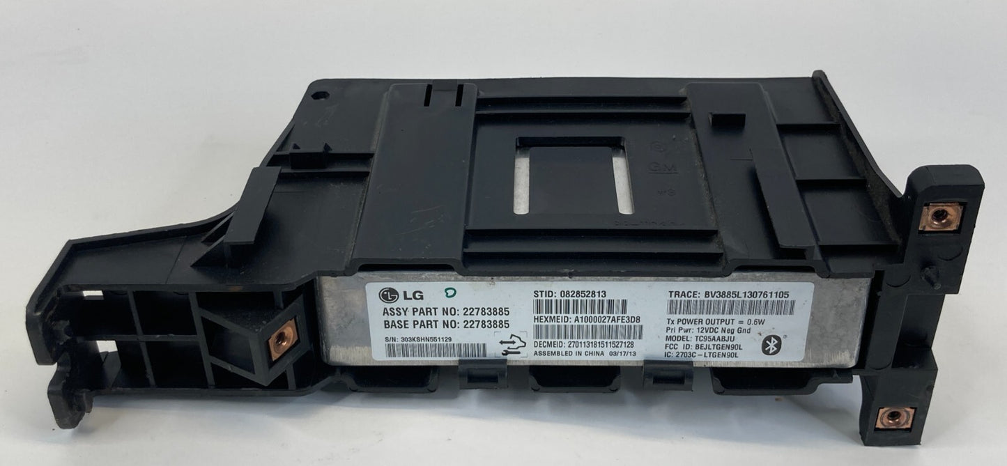 13 Chevrolet Cruze Onstar Telematics Communication Control Module Unit 22783885