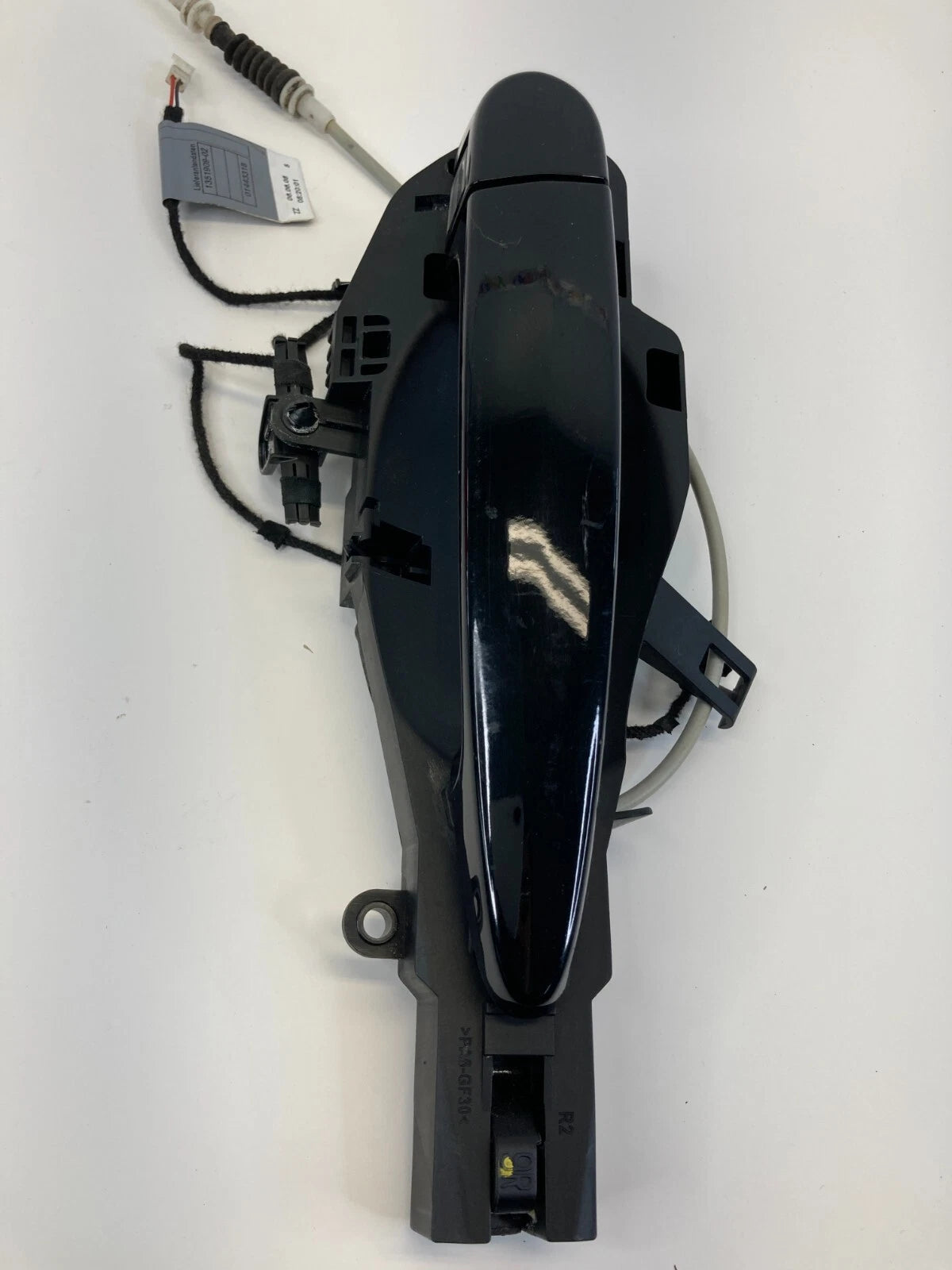 07 08 BMW 328XI FRONT RIGHT SIDE EXTERIOR OUTER DOOR HANDLE W LIGHT WIRE OEM