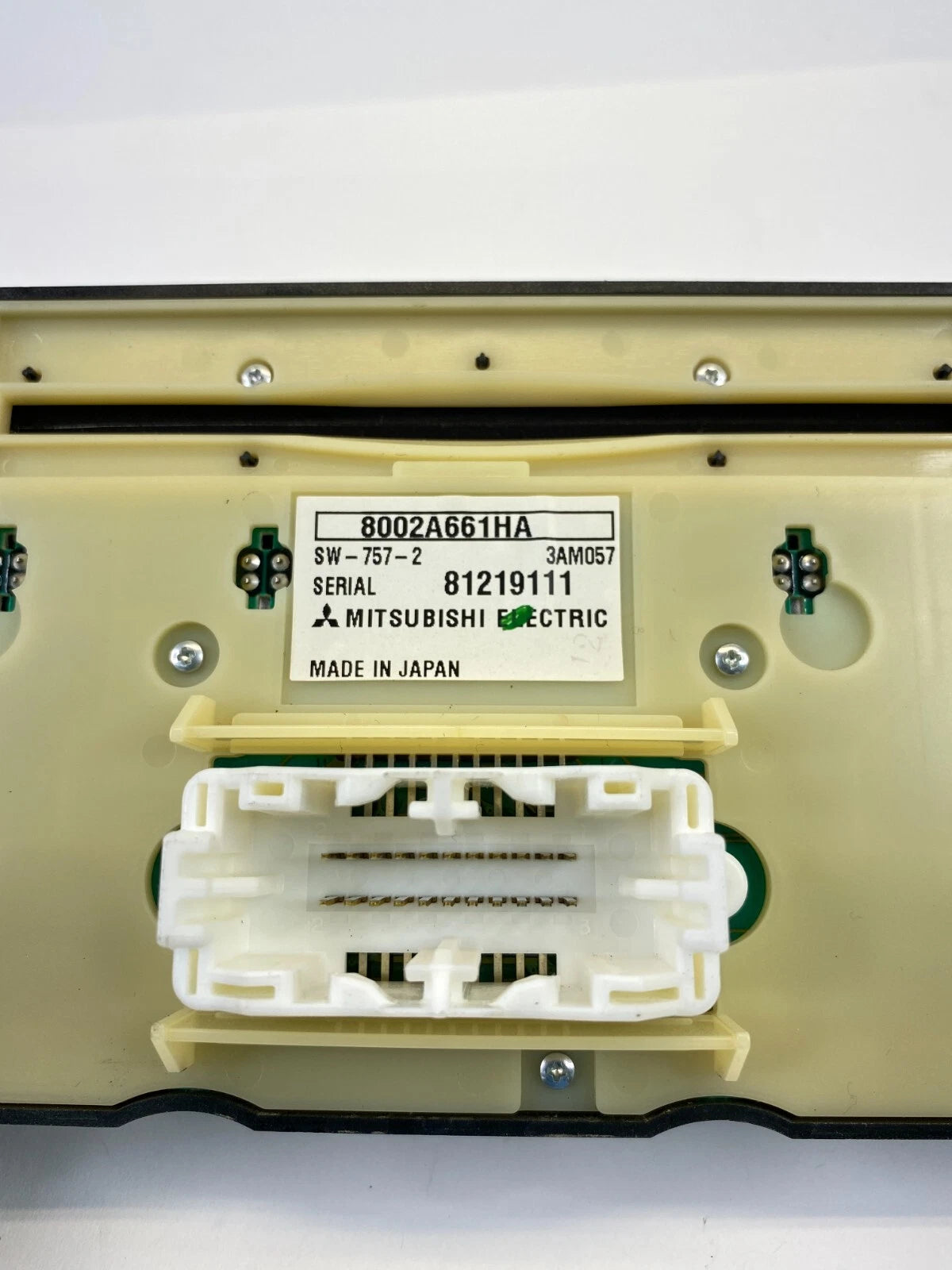 2008-2012 MITSUBISHI GALANT RADIO STEREO CONTROL PANEL FACEPLATE 8002A661HA OEM