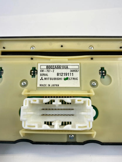 2008-2012 MITSUBISHI GALANT RADIO STEREO CONTROL PANEL FACEPLATE 8002A661HA OEM