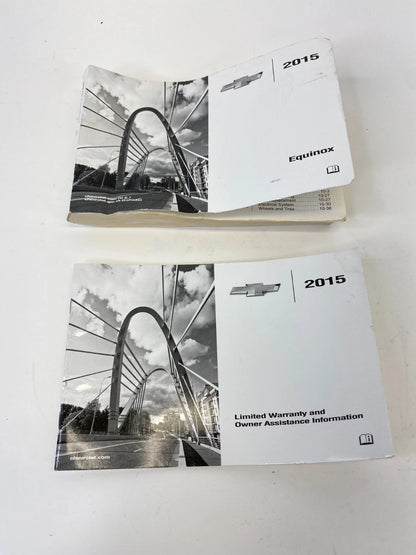 2015 CHEVROLET EQUINOX OWNERS MANUAL USER GUIDE REFERENCE OPERATOR BOOK OEM