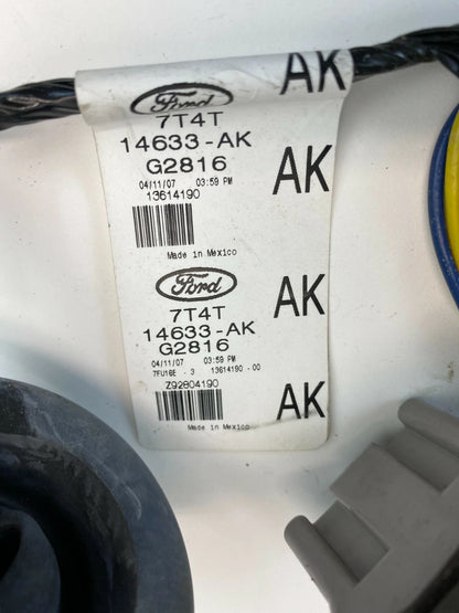 2007 2008 2009 2010 FORD EDGE REAR LEFT SIDE DOOR WIRING HARNESS 7T4T-14633-AK