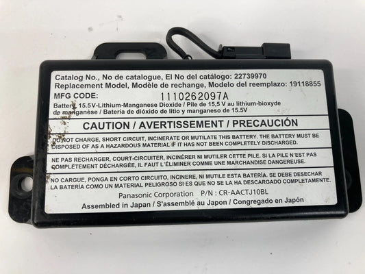 06-13 CHEVY IMPALA ONSTAR COMMUNICATION INTERFACE BACKUP BATTERY MODULE 22739970