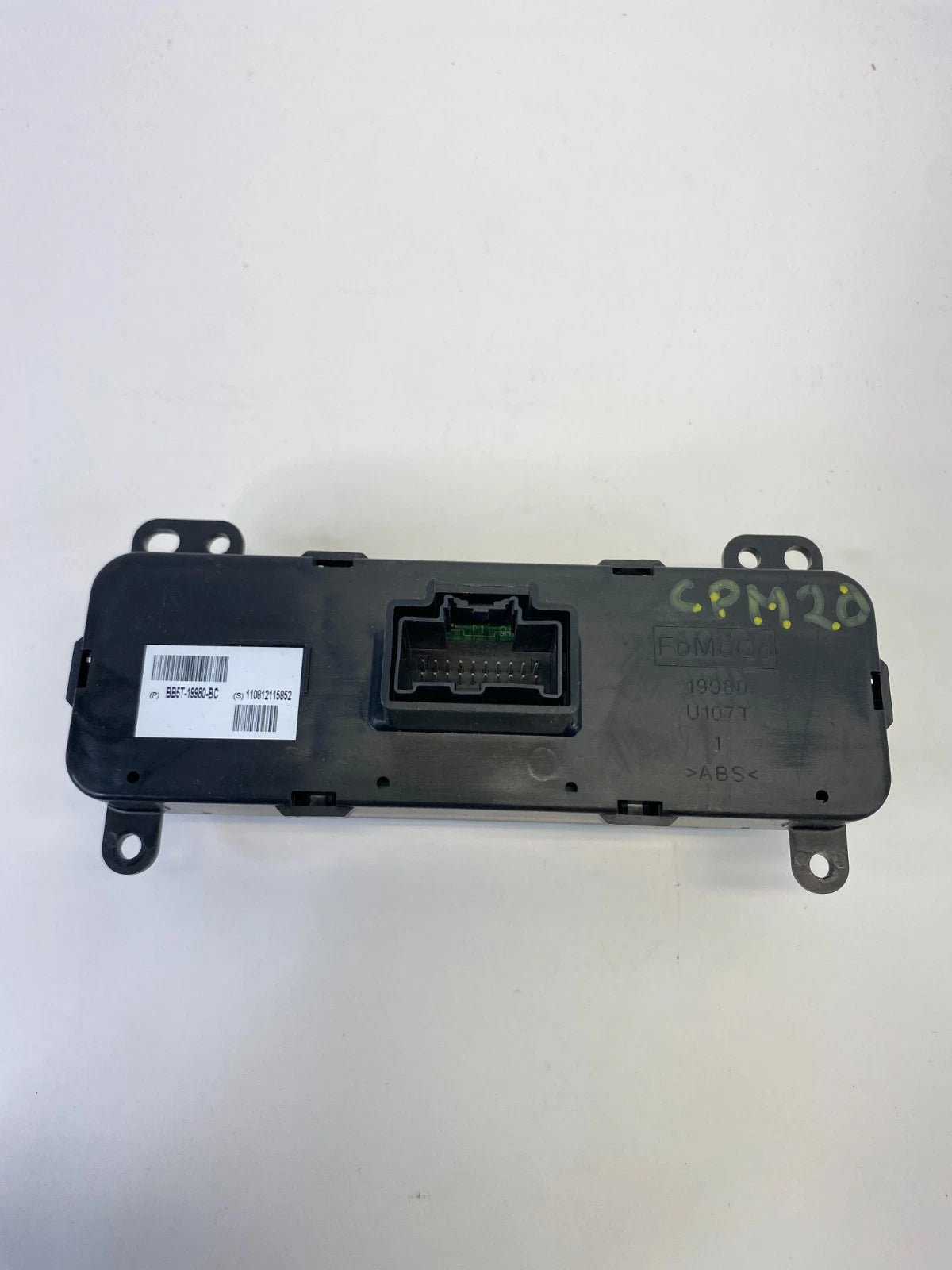 11-13 FORD EXPLORER REAR A/C TEMPERATURE CLIMATE CONTROL SWITCH BB5T-19980-BC
