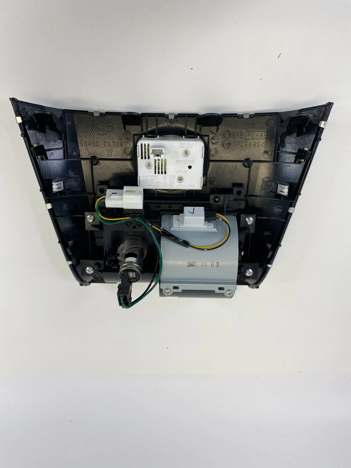 2007 2008 INFINITI FX35 CENTER CONSOLE CLOCK STORAGE BEZEL TRIM 68460-CL70A OEM