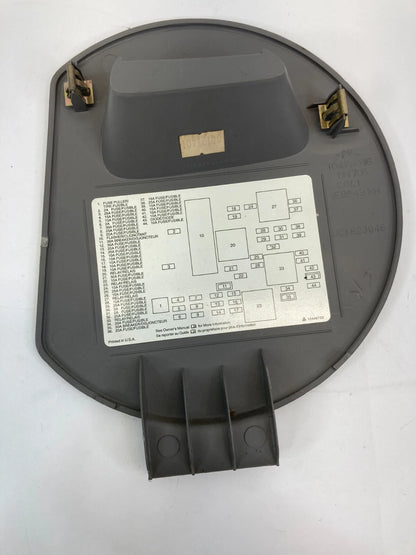 01-05 PONTIAC AZTEK RIGHT SIDE CENTER CONSOLE FUSE PANEL ACCESS COVER 10423046