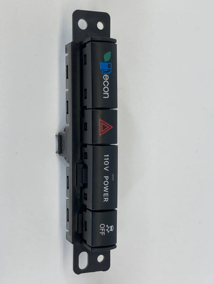 11-16 CHRYSLER TOWN & COUNTRY DASH HAZARD ECON TRACTION SWITCH 68069431AB OEM